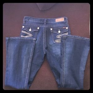 Seven High Rise Flare Jeans